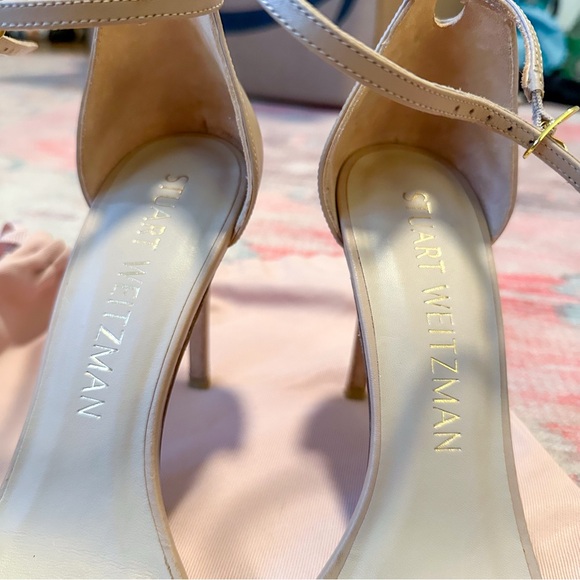 EUC Stuart Weitzman Nudistsong Heeled Sandals in Nude - Picture 9 of 17